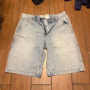 Levi's Light Blue Denim Carpenter Shorts